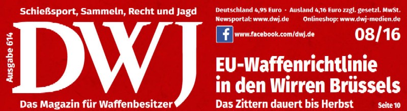 Deutsches Waffenjournal - Ausgabe 08 - 2016