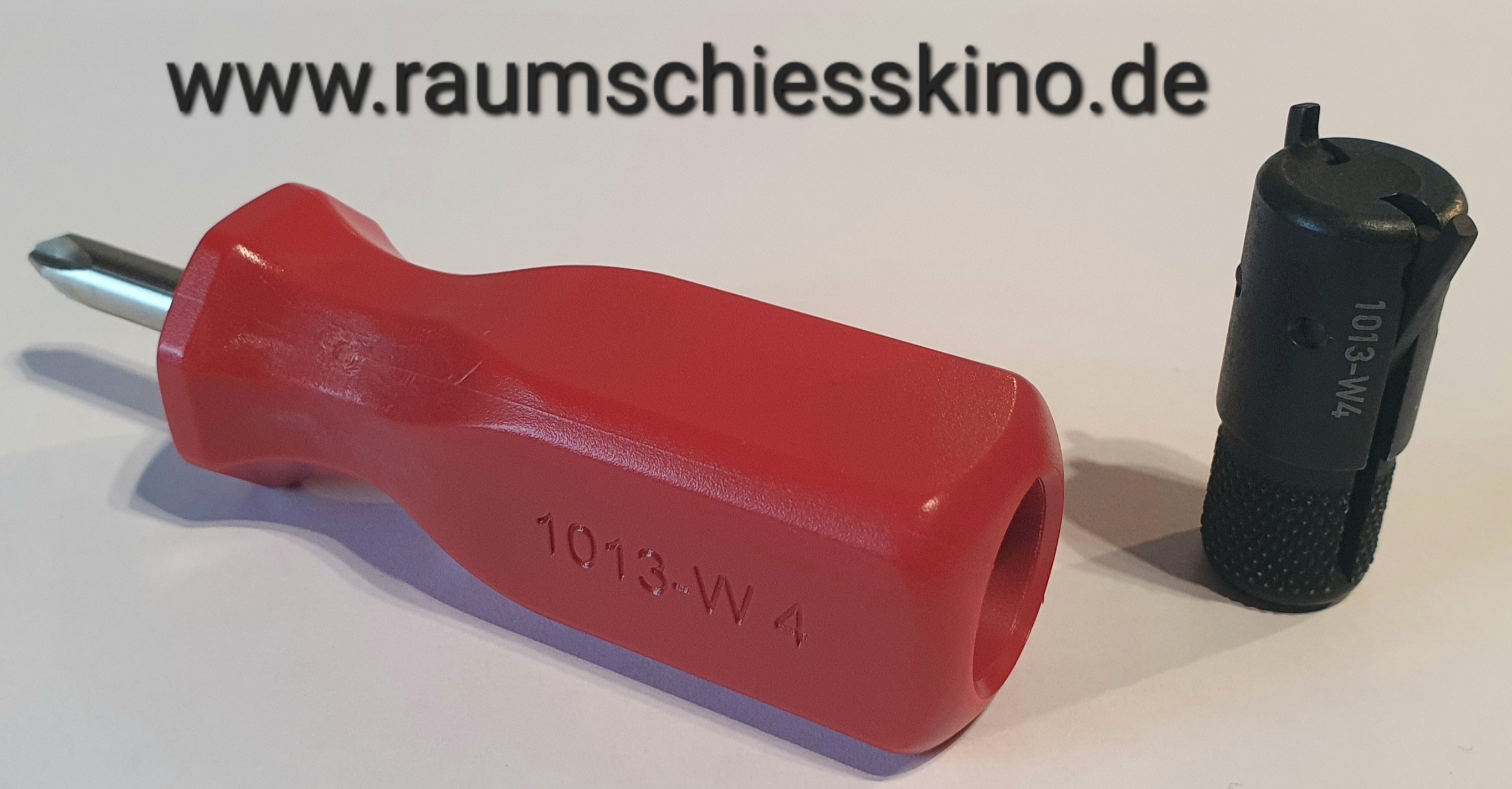 HK Visiersteller-Werkzeug 1013-W4 im roten Schraubendreher PH2