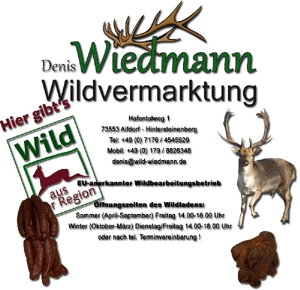 Denis Wiedmann Wildvermarktung